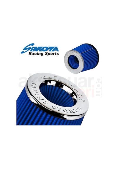Simota 76mm Açık Hava Filtresi-open Air Filter-performans Hava Filtresi-mavi Renk