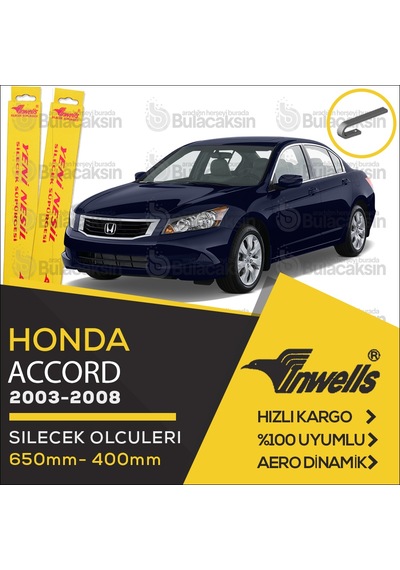 Honda Accord Muz Silecek Takımı 2003-2008 İnwells N11.2181