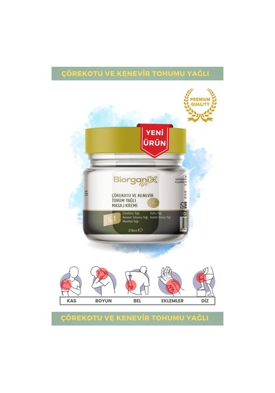 Çörekotu Ve Kenevir Tohumu Yağlı Masaj Kremi 210 Ml