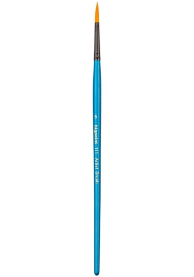 Bigpoint 111 Serisi Golden Sentetik Kıl Yuvarlak Fırça No: 5 X 12 Adet