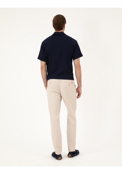 Pierre Cardin Erkek Bej Pantolon Kanvas-chino 50285714-vr011