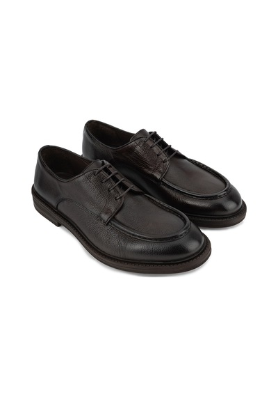 Tamer Tanca Erkek Hakiki Deri Casual Kahverengi Ayakkabı 1202 9270-3 Erk Ayk Sk26-27 Kahve Crst Wash