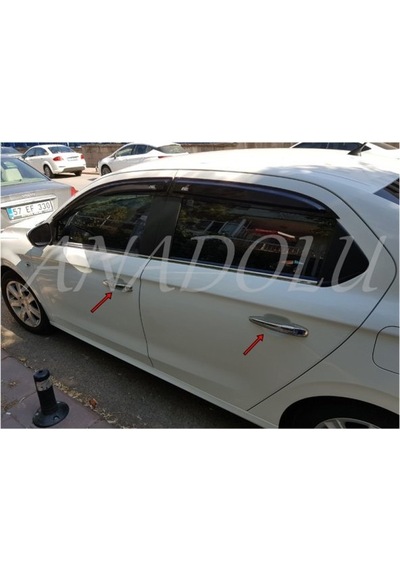 Peugeot 301 Krom Kapı Kolu 4 Kapı 2012 Üzeri P. Çelik