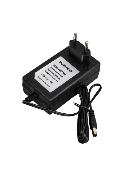 14.4v 1a Akü Şarj Cihazı Kırmızı Yeşil Led Li Yerli Üretim Priz Tipi Adaptör