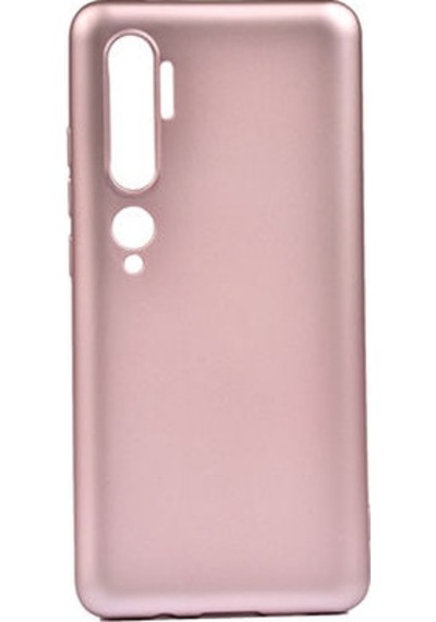 Xiaomi Mi Note 10 Kılıf Esnek Yapılı İnce Slim Silikon Kapak Ryc/premier Rose