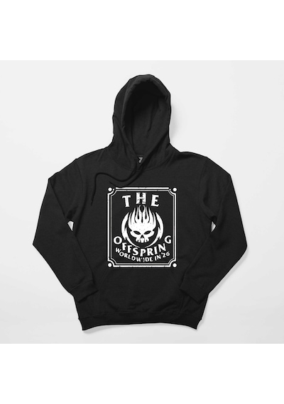 The Offspring Worldwide In '26 Siyah Kapşonlu Sweatshirt Hoodie