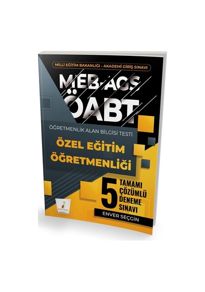Meb-ags Öabt Özel Eğitim Öğretmenliği Tamamı Çözümlü 5 Deneme ...