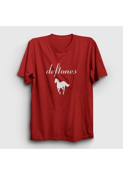 Noıssey Unisex Kırmızı Horse Deftones T-shirt 380650tt