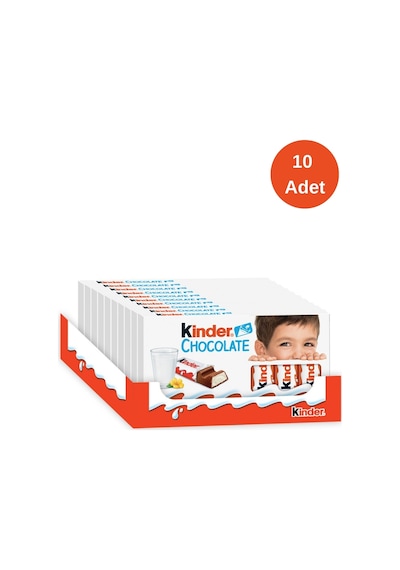 Kinder Çikolata 8'li 100 Gr-10 Adet