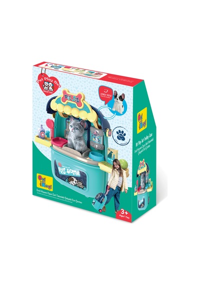 Ogi Mogi Toys Evcil Hayvan Oyun Seti Tekerlekli Çekçekli Sırt Çantası