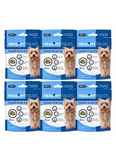 Vetıq Breath Dental Ağız Bakımı Köpek Ödülü 70 G 6 Adet