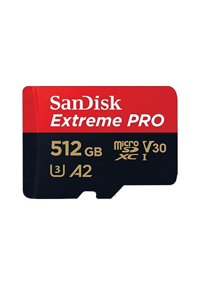 512 Gb Extreme Pro Microsdxc Kart + Sd Adaptörü + Rescuepro Deluxe, 200 Mb/sn'ye Kadar, A2 Uygulama Performansı, Uhs-