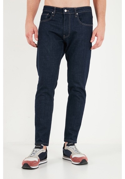 Buratti Pamuklu Normal Bel Boru Paça Jeans Erkek Kot Pantolon 5901f10mılano Lacivert