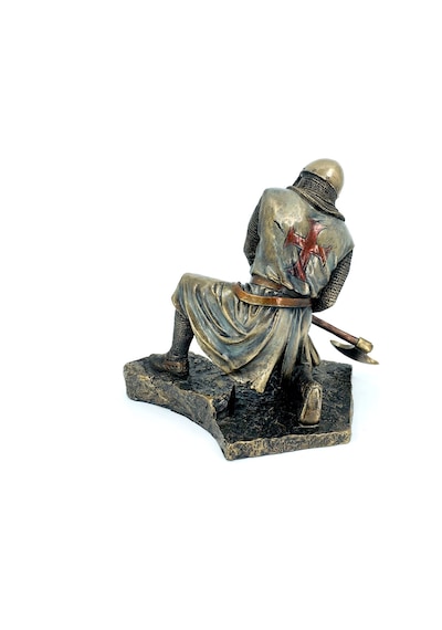 Baltalı Tapınak Şövalyesi Heykel Biblo Dekor