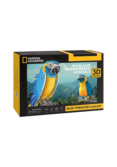 National Geographic - Mavi Macaw Papağanı 3d Puzzle Ds1097h