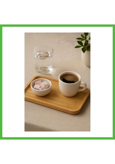 Vaveni Dikdörtgen Bambu Sunumluk 14x24 Cm Arz Çok Renkli