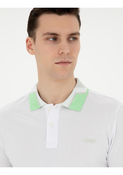 Pierre Cardin Erkek Beyaz Tişört 50285222-vr013 Beyaz