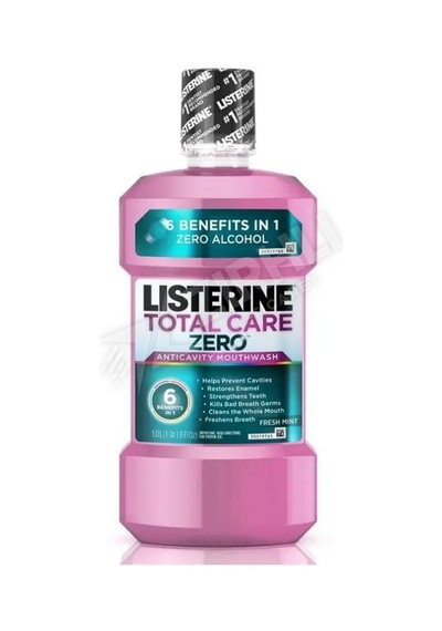 3 Adet Listerine Ağız Gargarası 500 Ml Total Care Zero