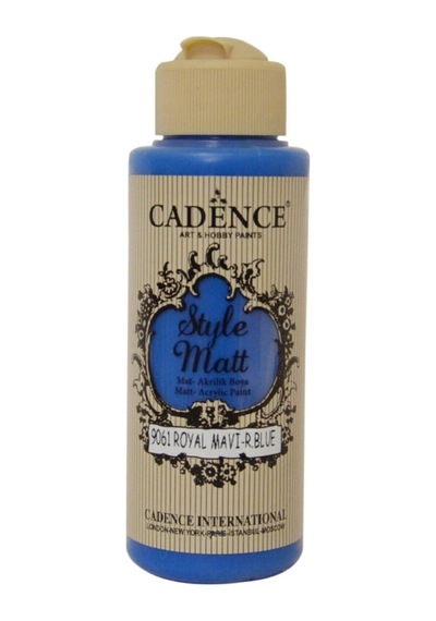 Style Matt Akrilik Boya 120ml 9061 Royal Mavi 9061 Royal Mavi