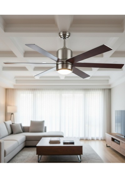 Dekoratif Tavan Vantilatör - 60w 48" Metal Kcf285 - Beyaz