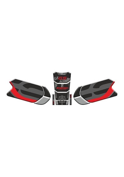 Bmw Gs R 1250 2013 - 2024 Uyumlu Tank Pad Set 005 Çok Renkli