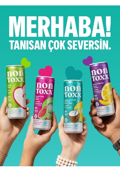Nontoxx Tanışma Paketi 250 Ml X 3 Adet Hindistan Cevizi & Ananas Aroma, Guava &kivi Aromalı, Limon