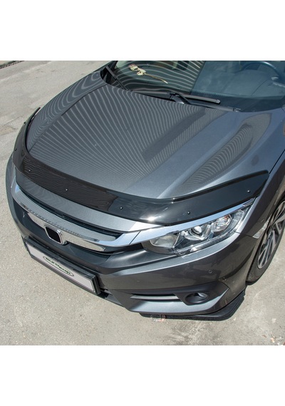 Eurocap Honda Civic 10 Ön Kaput Koruma Rüzgarlık 3Mm Abs 2016-›