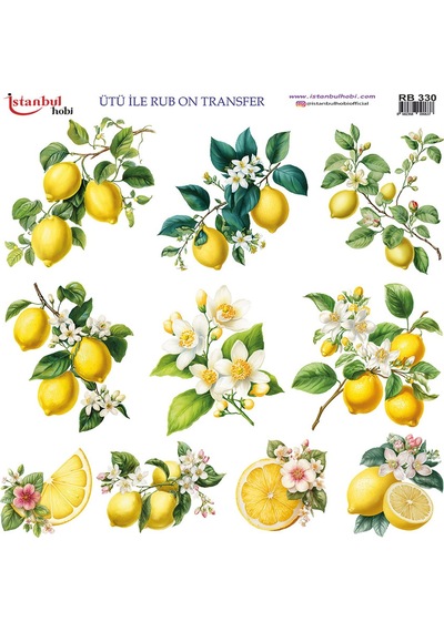 Ütü İle Rub On Transfer Kağıdı 30x30cm Rb-330