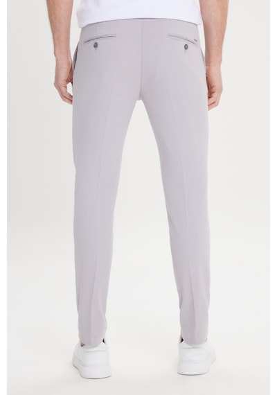 AC&Co / Altınyıldız Classics Erkek Grı Slim Fit Dar Kesim Yan Cepli Pamuklu Esnek Armürlü Pantolon Gri AC&Co / Altınyıldız Classics Erkek Grı Slim Fit Dar Kesim Yan Cepli Pamuklu Esnek Armürlü Pantolon Gri