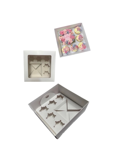 5+1 Bento&cupcake Kutusu 25x25x10