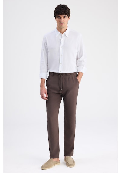 Twn Relaxed Fit Pilesiz Kahverengi Diyogonal Jogger Pantolon 6ec03ı302342m Çok Renkli