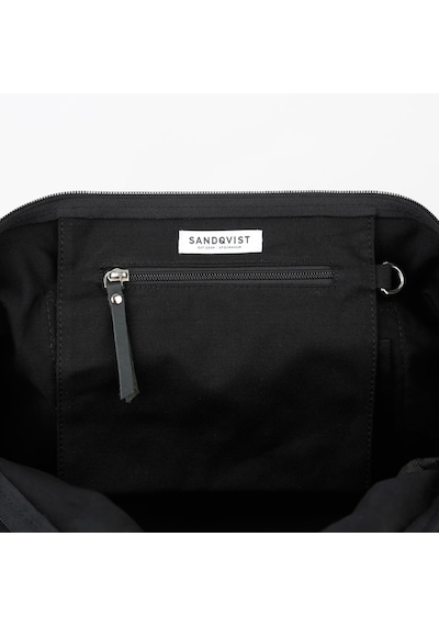 Sandqvist Sonny Siyah Unisex Duffel Spor El Omuz Çantası