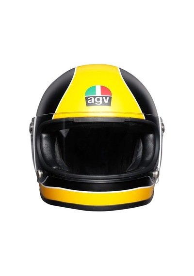 Agv X3000 Kask Dot Mat Siyah Sarı