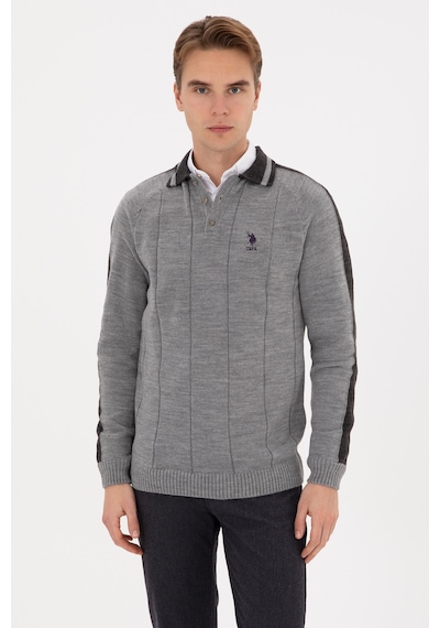 U.S. Polo Assn. U.s. Polo Assn. Erkek Gri Kazak /triko 50315043-vr024