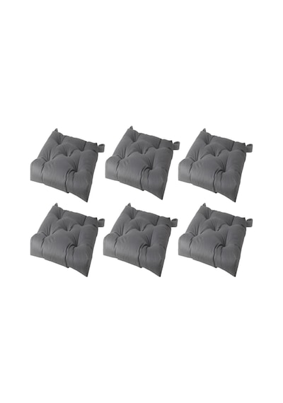 Malında Sandalye Minderi 6 Adet 40/35x38x7 Cm