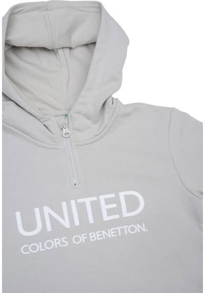 United Colors Of Benetton Benetton Erkek Çocuk Sweatshirt - Gri Bnt-b21604 Gri