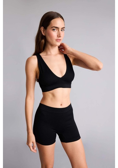 Defacto Fitilli Elastik Bel Siyah Seamless Boxer I0628ax26hsbk81 Siyah-bk81