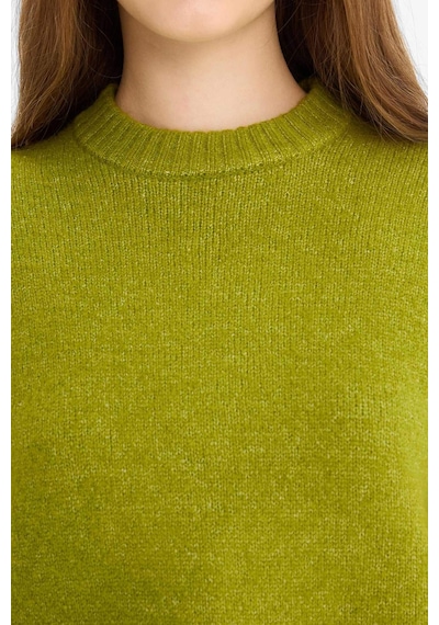 Defacto Oversize Geniş Kalıp Bisiklet Yaka Kazak R6044az25wngn311 Yeşil-gn311 Defacto Oversize Geniş Kalıp Bisiklet Yaka Kazak R6044az25wngn311 Yeşil-gn311