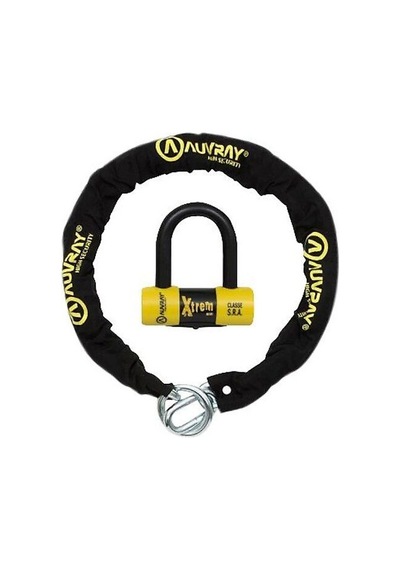 Auray C-bloc 120 Zincir Kilit+ U Disk Sra