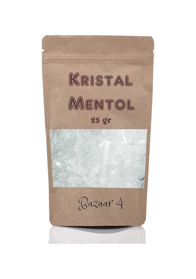 Kristal Mentol 1. Kalite 25 Gr Menthol Sauna, Hamam, Buhar Banyosu