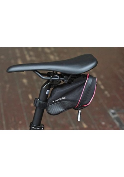 Topeak Aero Wedge İglow Işıklı Sele Altı Çanta Kızak Uyumlu Siyah