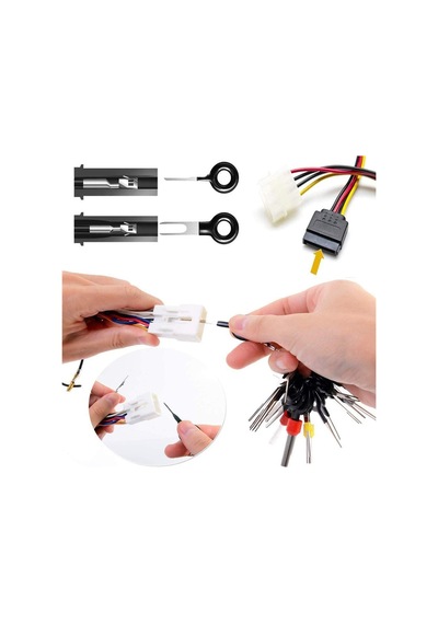 26pcs Araba Terminal Çıkarma Aracı Kiti Terminal Ejektör Kiti Tel Konektörü