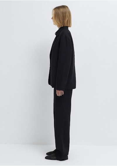 Mavi - Siyah Keten Blazer 1110850-900
