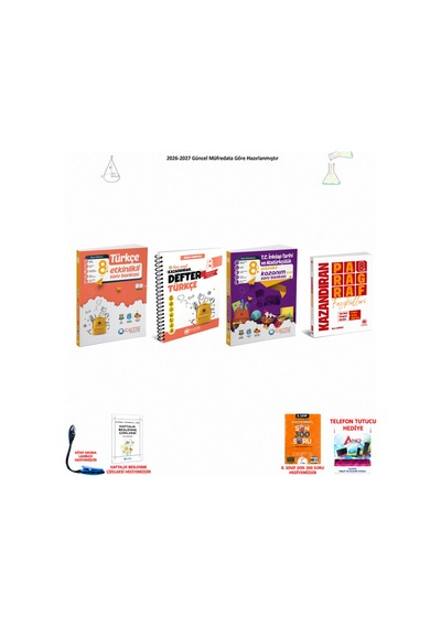 Çanta 8. Sınıf Lgs Tüm Dersler 128 4 Kitap Seti