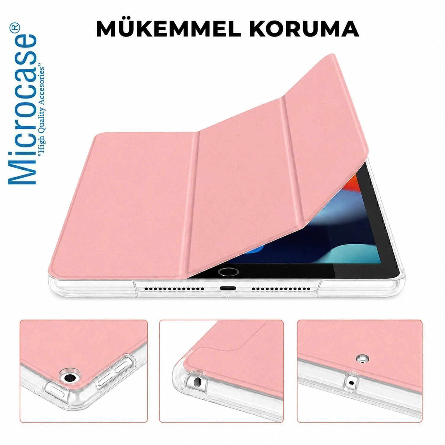 Microcase Honor Pad X8a İle Uyumlu 3 Kademeli Sleeve Serisi Standlı Kılıf - Al5577