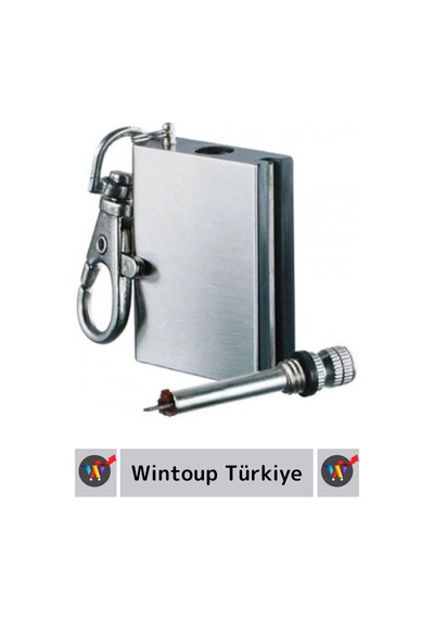 Premium Taşınabilir Pratik Kamp Doğa Av Günlük Rüzgarda Sönmez Zippo Benzin Metal Kibrit Anahtarlık Çok Renkli
