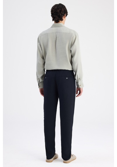 Twn Relaxed Fit Pilesiz Siyah Diyogonal Jogger Pantolon 6ec03ı302342m 001