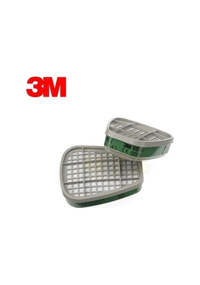 3M 6054 K1 Amonyak Gazı Filtresi (1 Çift)