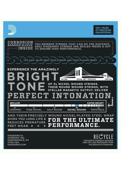 D'addario Exl148 Xl Nickel Wound Elektro Gitar Tel Seti - 12-60 E