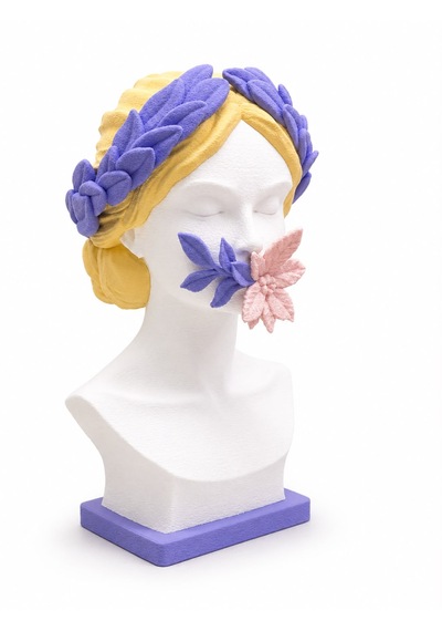 Baharın Yüzü 20cm Dekoratif Büst 3d Baskı
